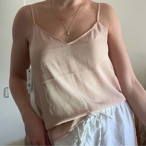 Equipment Silk Blush Pink Cami